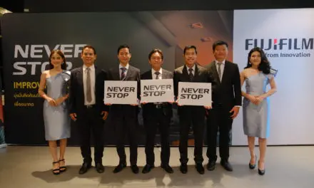 ฟูจิฟิล์มสานต่อGlobal “NEVER STOP” แคมเปญทั่วโลก ตอกย้ำการสร้าง Branding ผู้นำเทคโนโลยีด้านการแพทย์  ประกาศลุยธุรกิจทางการแพทย์รวมไปถึงกลุ่มสินค้าเพื่อสุขภาพ พร้อมทุ่มงบกว่า 50 ล้านบาท เพื่อสร้างการเติบโตในระยะยาว