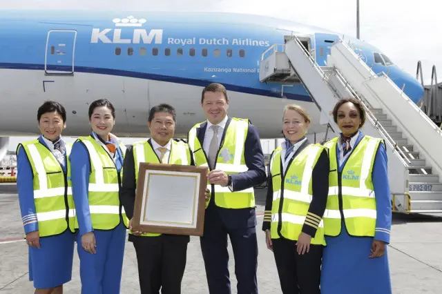 “KLM” ฉลองครบรอบ 90 ปี เส้นทางบินกรุงเทพฯ – อัมสเตอร์ดัม  โดยมี ‘ปีเตอร์ เอลเบอร์’ ประธานบริหารสายการบินร่วมงาน