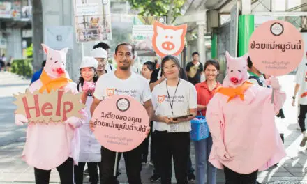 องค์กรพิทักษ์สัตว์แห่งโลก จัดโรดโชว์ เลี้ยงหมูด้วยใจ #RaisePigsRight  เรียกร้องให้ซูเปอร์มาร์เก็ตไทย ร่วมยุติความโหดร้ายจากการเลี้ยงหมูยืนซอง