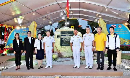 ผบ.ทร.เปิดแถลงข่าวการแข่งขันไตรกีฬานาวีเฉลิมพระเกียรติ สนามที่5