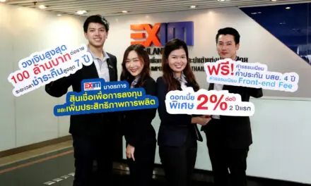 EXIM BANK ออกมาตรการสินเชื่อเพื่อการลงทุนและเพิ่มประสิทธิภาพการผลิต