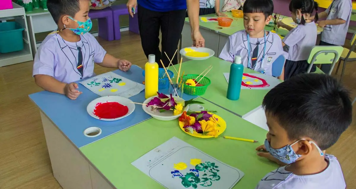 ‘สาธิตกรุงเทพธนฯ’ จัดกิจกรรม ‘ศิลปะ’  สร้างการเรียนรู้ที่สำคัญต่อเด็กปฐมวัย