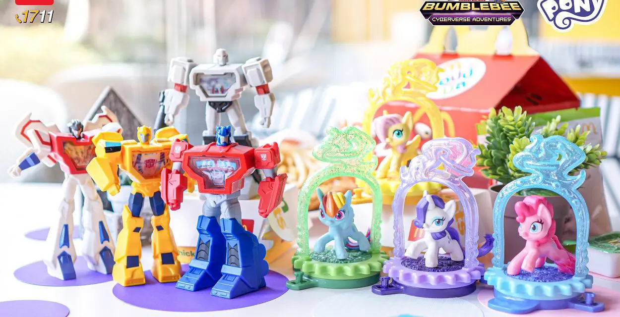 Transformers & My Little Pony  แฮปปี้มีลชุดใหม่ล่าสุดจากแมคโดนัลด์