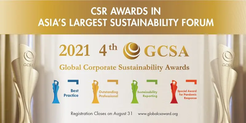 รางวัล Global Corporate Sustainability Awards (GCSA) ประจำปี 2564