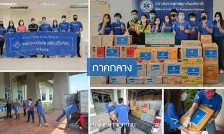 vivo จัดกิจกรรม “vivo Cares vivo Shares แชร์ความห่วงใย แค่ไหนก็ใกล้”  ปันน้ำใจสู้ภัยโควิด มอบสินค้าอุปโภคบริโภคจำเป็นแก่โรงพยาบาล  และหน่วยงานทั่วไทย