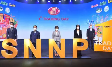 SNNP ชูศักยภาพก้าวสู่ผู้นำเครื่องดื่มและขนมขบเคี้ยวแห่งอาเซียน เดินหน้าแผนลงทุน สร้างการเติบโตอย่างยั่งยืน ตั้งเป้า 5 ปี รายได้แตะ 8,000 ล้านบาท หลังเข้าเทรดในตลาดหลักทรัพย์ฯ ในวันที่ 20 ก.ค. เป็นวันแรก