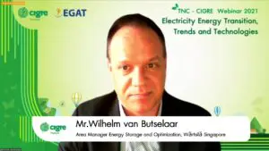 Mr. Wilhelm van Butselaar ผู้แทนจาก Wärtsilä Singapore