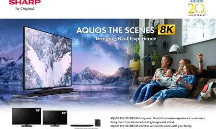 ชาร์ปฉลอง 20 ปี ตระกูลอควอส (AQUOS) เปิดตัวรุ่นล่าสุด AQUOS THE SCENES 8K  เติมเต็มความสุขในช่วงเวลาคุณภาพของครอบครัว