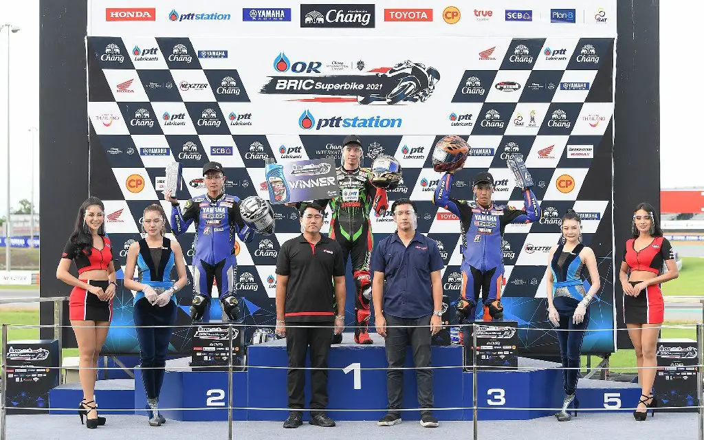 OR BRIC Superbike ประเดิมสุดเดือด “ฐิติพงศ์-คณาทัต-ชานนท์” ผงาดแชมป์สนามแรก