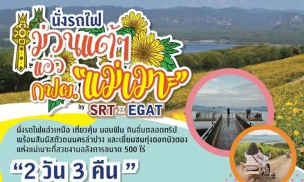 โอกาสพิเศษ ต้อนรับลมหนาว…นั่งรถไฟ ม่วนแต้ ๆ แอ่ว กฟผ. แม่เมาะ