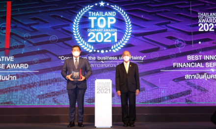 สถาบันคุ้มครองเงินฝาก รับรางวัล Best Innovative Financial Service Award 2021