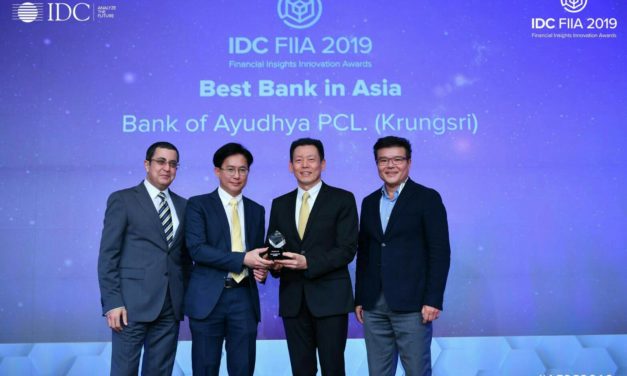 กรุงศรีคว้ารางวัล Best Bank in Asia/ Pacific จาก IDC