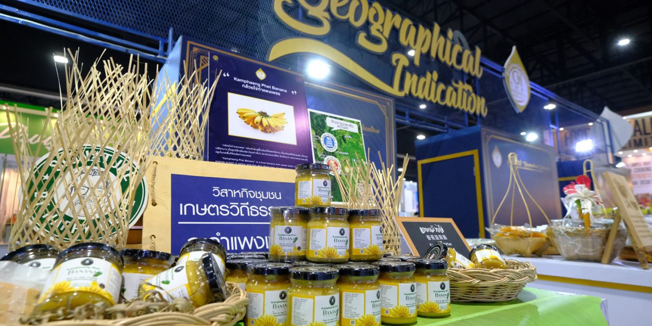 กรมส่งเสริมการค้าระหว่างประเทศ จับมือ กรมทรัพย์สินทางปัญญา ยกขบวนสินค้าอาหาร GI ชื่อดังของไทย จัดแสดงในงาน THAIFEX 2019