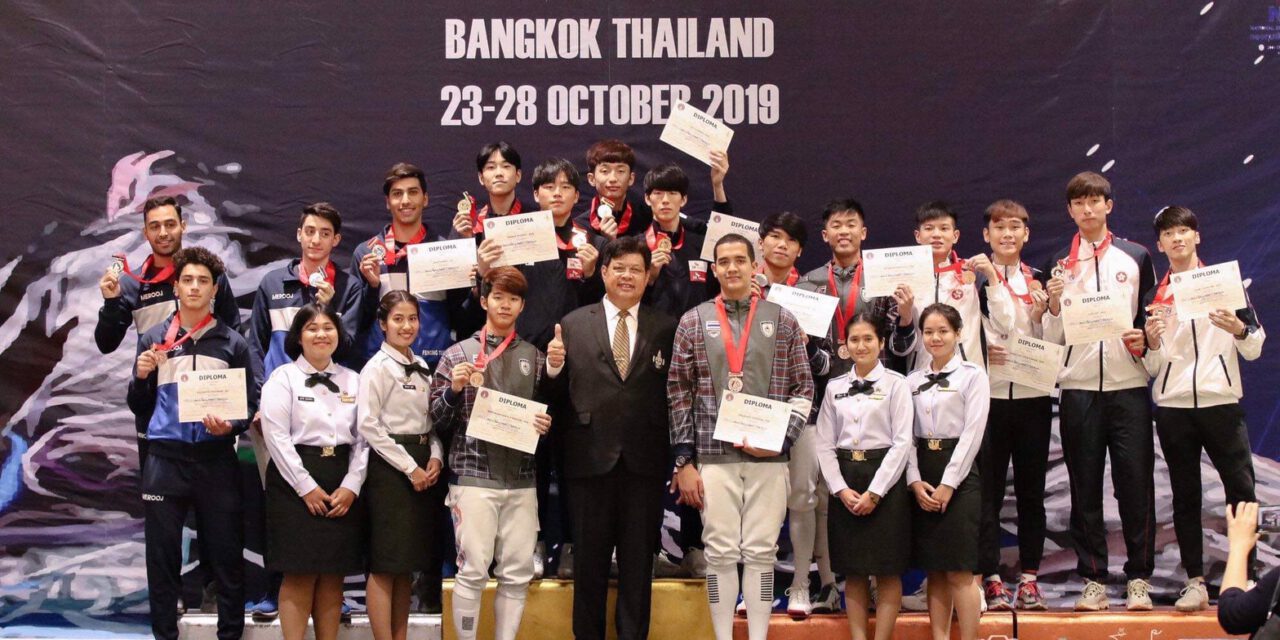 ทัพฟันดาบทีมชาติไทย คว้าอันดับ 6 เอเชีย ส่วนวรกันต์ ศรีนวลนัด สร้างประวัติศาสตร์คว้าเหรียญเงิน ยู-23 คนแรกของไทย