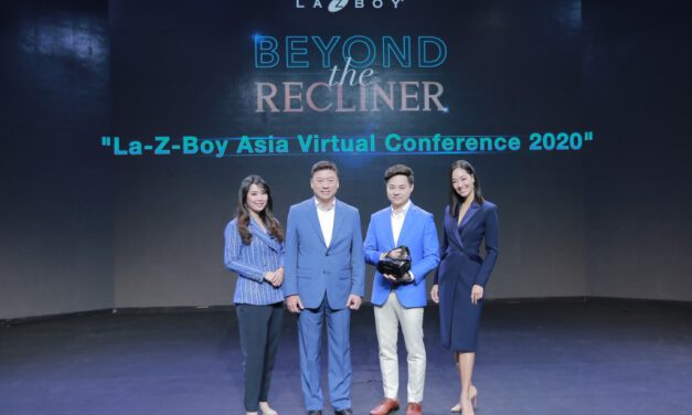 La-Z-Boy Asia ปรับกลยุทธ์ครั้งใหญ่ เตรียมสยายปีกทั่วเอเชีย  จัดงาน “La-Z-Boy Asia Virtual Conference 2020” รายแรกของตลาดเก้าอี้ปรับเอน
