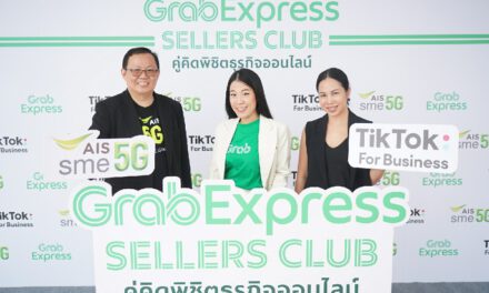 แกร็บ จับมือ TikTok และ AIS SME เปิดตัว ‘GrabExpress Sellers Club’  คู่คิดพิชิตธุรกิจออนไลน์ ร่วมขับเคลื่อนเศรษฐกิจสู่ไทยแลนด์ 4.0