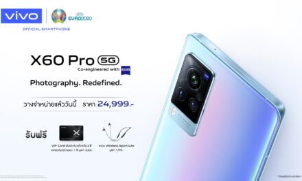 vivo X60 Pro 5G วางจำหน่ายอย่างเป็นทางการในไทยแล้ววันนี้! ที่ราคา 24,999 บาท  นิยามใหม่ของการถ่ายภาพ ด้วยกล้องที่พัฒนาร่วมกับ ZEISS