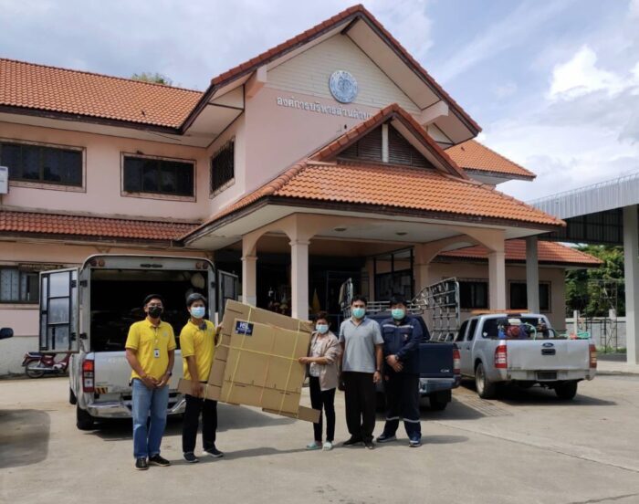 กฟผ. เร่งสนับสนุนเตียงกระดาษจากน้ำใจคนไทยให้โรง พยาบาลสนามที่ขาดแคลนทั่วประเทศ
