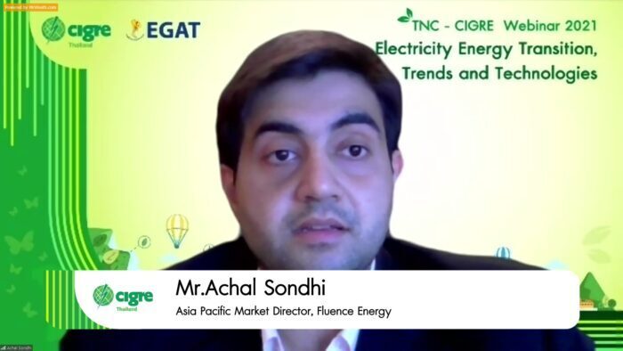 Mr. Achal Sondhi ผู้แทนจาก Fluence Energy