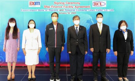 EXIM BANK สนับสนุนกลุ่มบริษัท อาร์ ซี แอล ขยายกองเรือไทยขนส่งสินค้าระหว่างทวีป