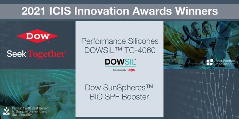 Dow เผยโฉมสินค้าใหม่ คว้ารางวัลนวัตกรรมระดับโลก  2021 ICIS Innovation Awards