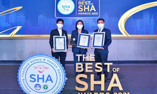 ธุรกิจในกลุ่มบริษัท คิง เพาเวอร์ รับรางวัล The Best of SHA Awards 2021 สุดยอดสถานประกอบการมาตรฐาน SHA จากการท่องเที่ยวแห่งประเทศไทย