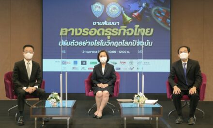 EXIM BANK ร่วมเป็นวิทยากรงานสัมมนา “ทางรอดธุรกิจไทย ปรับตัวอย่างไรในวิกฤตโลกปัจจุบัน”
