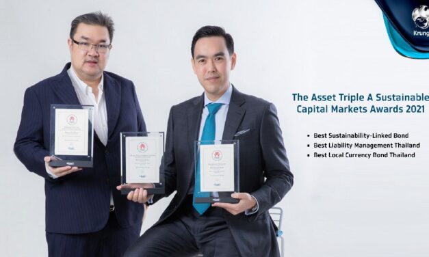 กรุงไทยคว้า 3 รางวัลจากงาน The Asset Triple A Sustainable Capital Markets Awards 2021