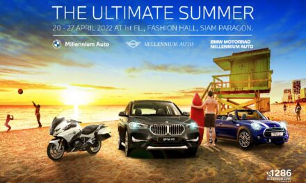มิลเลนเนียม ออโต้ฯ กระหน่ำโปรฯ สุดฮอต ‘THE ULTIMATE SUMMER BY MILLENNIUM AUTO’ มาครบทั้ง BMW, MINI และ BMW Motorrad 20-27 เมษายนนี้ ที่สยามพารากอน