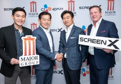 “ซีเจ โฟร์ดีเพล็กซ์” จับมือ “เมเจอร์ ซีนีเพล็กซ์” เปิดโรงภาพยนตร์ ScreenX PLF ครั้งแรกในไทย