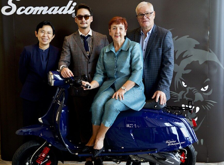 “ Scomadi Thailand เปิดตัว Scomadi Brand Ambassador คนแรกในประเทศไทย ที่โรงแรม The Avani+ Riverside Hotel”