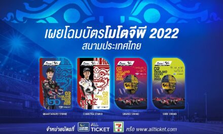 สะกดทุกสายตา!! บัตรโมโตจีพีไทยแลนด์ 2022 สวยงามน่าสะสม