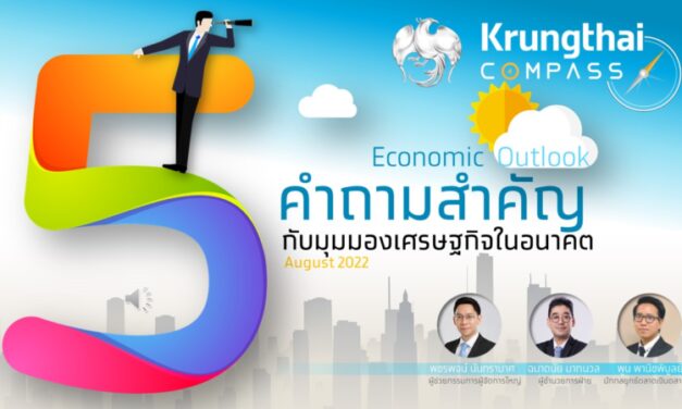 กรุงไทยคาดเศรษฐกิจไทยปีนี้ขยายตัว 3.2% ชี้เศรษฐกิจโลกยังไม่เข้าสู่ภาวะถดถอย แต่เผชิญปัจจัยลบหลายด้าน แนะธุรกิจให้ความสำคัญกับการบริหารความเสี่ยง  