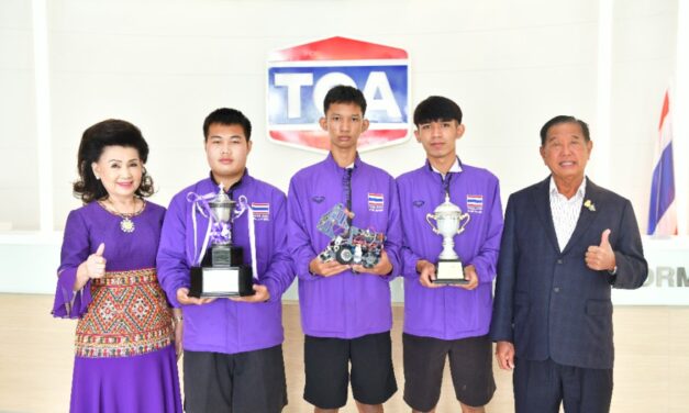 TOA หนุนเด็กไทย คว้าแชมป์หุ่นยนต์กู้ภัยระดับโลก “World RoboCup 2022”