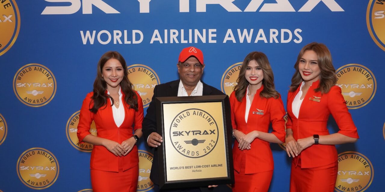 13 สมัยซ้อน!   แอร์เอเชียคว้าแชมป์ “สายการบินราคาประหยัดที่ดีที่สุดในโลก”