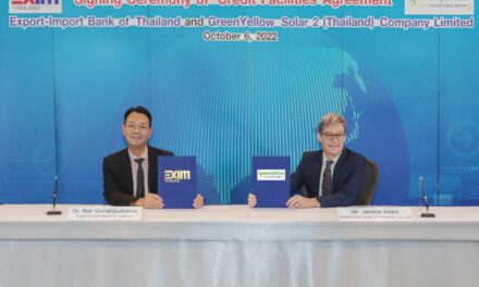 EXIM BANK สนับสนุนสินเชื่อโครงการลงทุนติดตั้งดูแลระบบโซลาร์เซลล์แก่กลุ่มบริษัท กรีนเยลโล่ เพื่อส่งเสริมอุตสาหกรรมไทยใช้พลังงานสะอาด ยกระดับศักยภาพการแข่งขันและการพัฒนาอย่างยั่งยืน