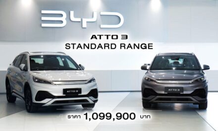 เรเวอร์ ออโตโมทีฟ รุกคืบตลาด EV ไทย  เผยโฉมโชว์รูม Flagship แห่งแรกของ BYD  พร้อมประกาศราคา ATTO 3 รุ่น Standard Range  ราคา 1,099,900.- บาท