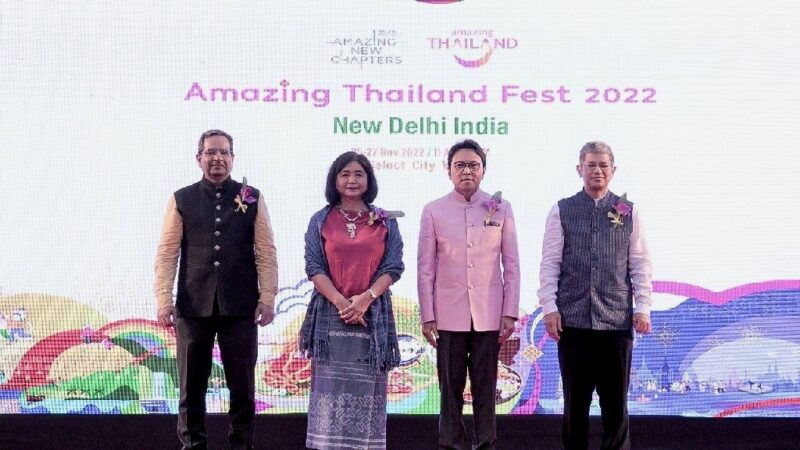 ททท. จัดงาน Amazing Thailand Fest 2022 เสนอประสบการณ์ Soft Power ในกรุงนิวเดลี หวังดึงนักท่องเที่ยวอินเดียไต่ระดับสู่ 1 ล้านคนในปีนี้