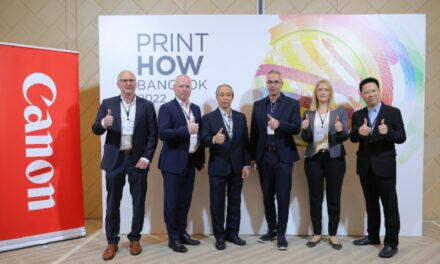 แคนนอน จัดงาน PrintHOW Bangkok 2022 ครั้งแรกในไทย ดึงผู้เชี่ยวชาญระดับโลกร่วมเผยเทรนด์การพิมพ์ในโลกยุคใหม่ แนะอุตสาหกรรมเร่งปรับตัวจากการพิมพ์ระบบออฟเซ็ตสู่ดิจิทัลเพื่อรองรับการเติบโตอย่างยั่งยืน