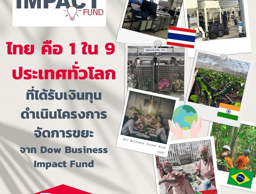 Dow ทุ่ม 350 ล้าน หนุนโครงการสิ่งแวดล้อมทั่วโลก  เตรียมดันชุมชนต้นแบบจัดการขยะในไทย