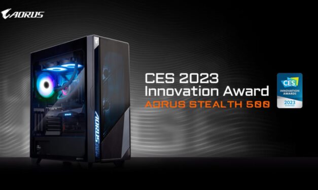 ชุดประกอบคอมพิวเตอร์ GIGABYTE AORUS STEALTH 500 คว้ารางวัลจาก CES 2023 Innovation Award