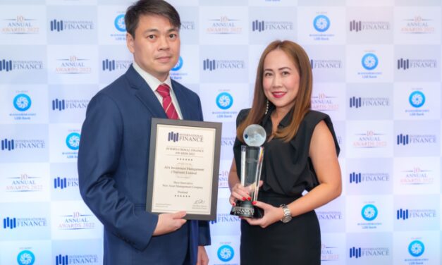 บลจ. เอไอเอ (ประเทศไทย) คว้ารางวัล Most Innovative New Asset Management Company ประจำปี 2565 จากนิตยสาร International Finance   