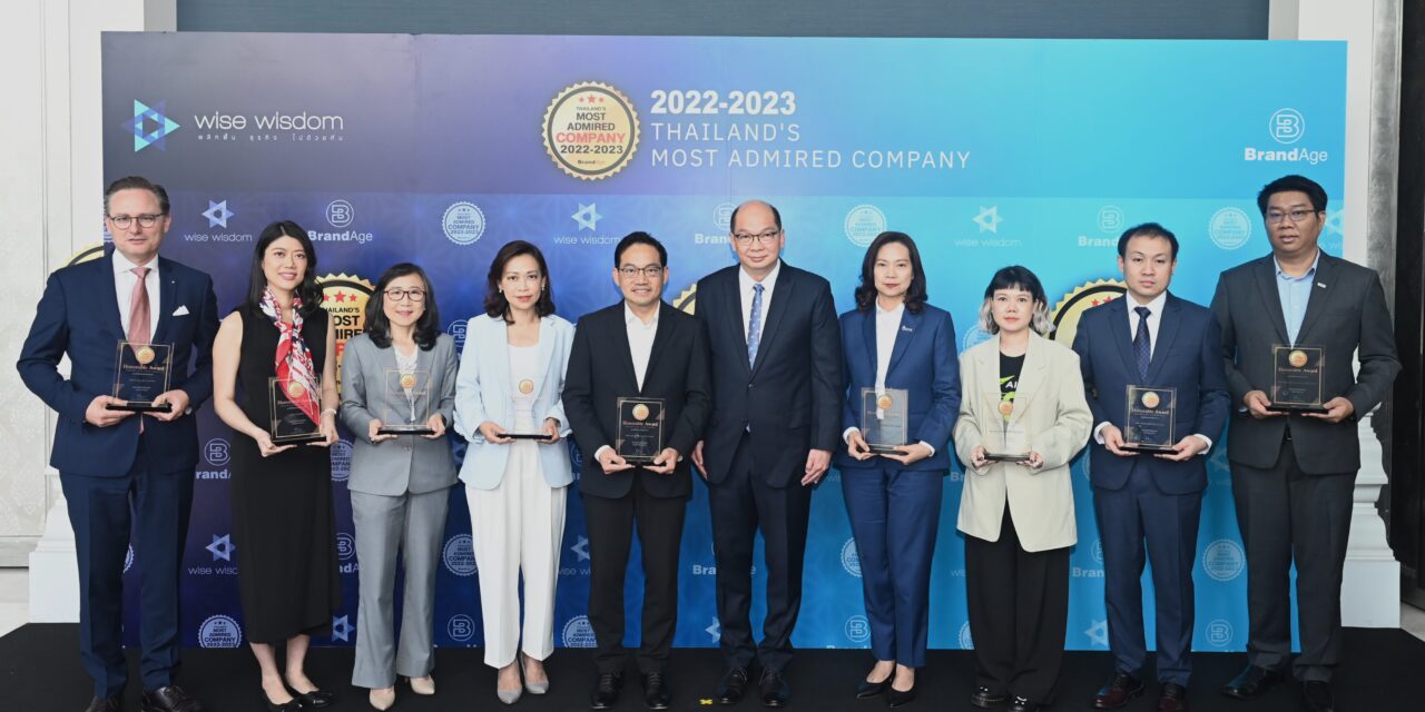 TOA ตอกย้ำสีเบอร์หนึ่ง คว้า 2 รางวัลใหญ่ ‘สุดยอดแบรนด์สีและบริษัทต้นแบบของคนไทย’ 2023 Thailand’s Most Admired Brand & Company 