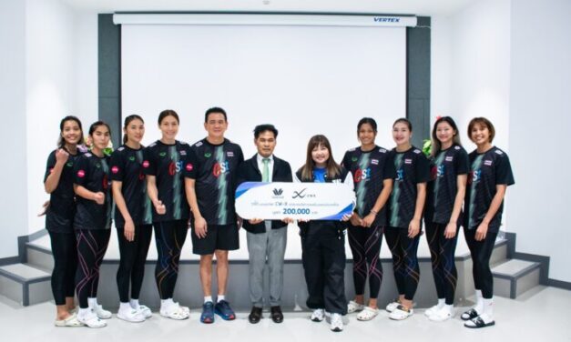 “วาโก้” ร่วมยินดีกับทัพนักกีฬาวอลเลย์บอลหญิงทีมชาติไทย   พร้อมมอบชุดกีฬา CW-X และ WACOAL MOTION WEAR    สนับสนุนสมาคมกีฬาวอลเลย์บอลแห่งประเทศไทย สู่ความสำเร็จ