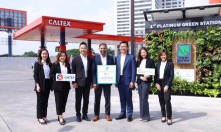 สถานีบริการน้ำมันคาลเท็กซ์ คว้ารางวัลอาคารเขียว ระดับ Platinum แห่งแรกในประเทศไทย
