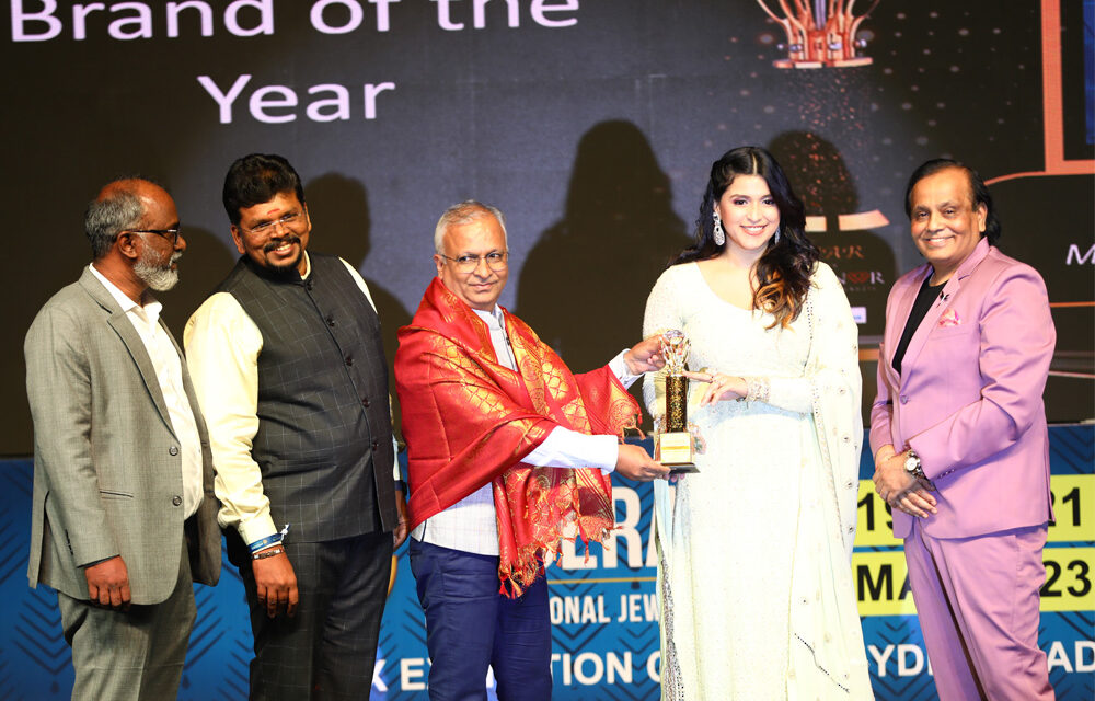 แพรนด้า จิวเวลรี่ ประเทศอินเดีย ในเครือ Pranda Group  คว้ารางวัล International Brand of the Year 