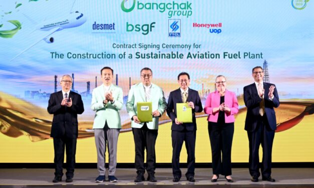 บางจากฯ รุกสู่การเป็นผู้นำพลังงานแห่งอนาคต ลงนามก่อสร้างหน่วยผลิต บุกเบิกธุรกิจเชื้อเพลิงอากาศยานยั่งยืน SAF เป็นรายแรกในประเทศไทย