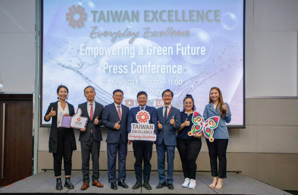 บริษัทชั้นนำจากไต้หวันเปิดตัวนวัตกรรมและเทคโนโลยีใหม่ล่าสุดในงานแถลงข่าว  “Taiwan Excellence “Empowering a Green Future”