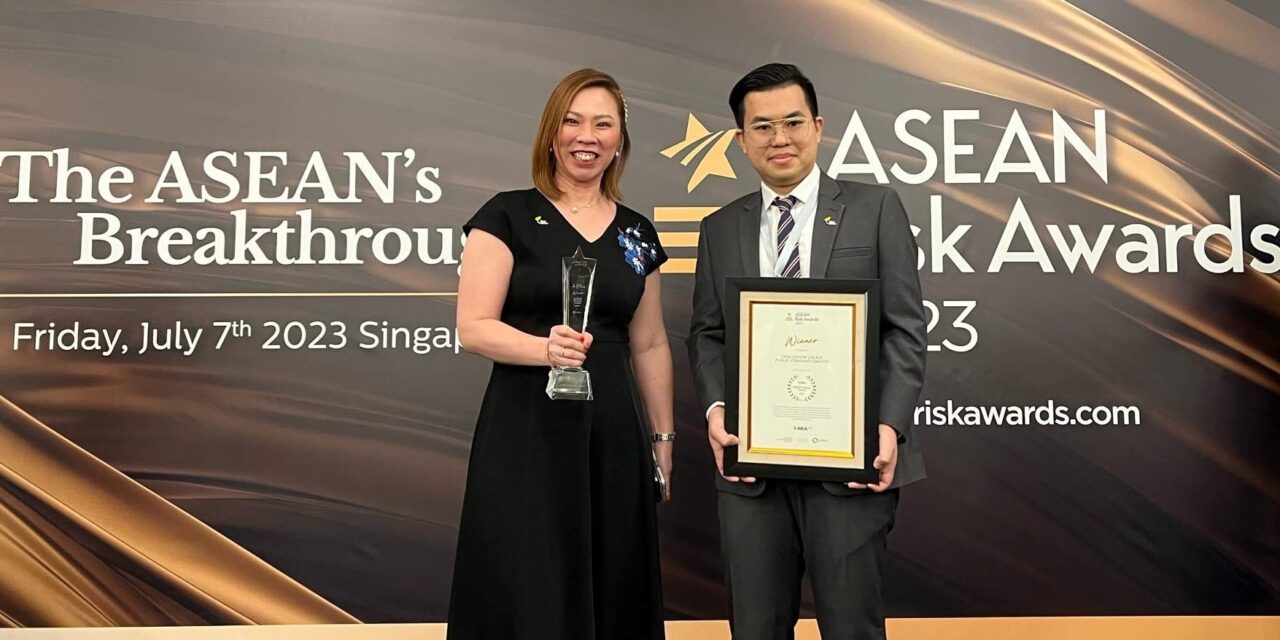 ไทยยูเนี่ยน คว้ารางวัลใหญ่เวที ASEAN Risk Awards 2023 จากสิงคโปร์  ขึ้นแท่นองค์กรที่บริหารความเสี่ยงด้านสิ่งแวดล้อมและสังคมดีเด่นของเอเชียตะวันออกเฉียงใต้ 