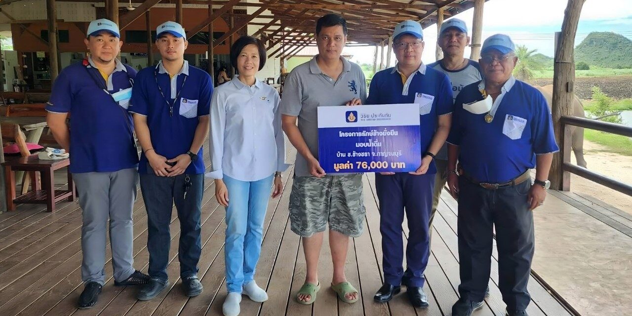 วิริยะประกันภัย จับมือ มูลนิธิบ้าน ช.ช้างชรา   ต่อยอดโครงการ “รักษ์ช้างยั่งยืน” ผืนป่าตะวันตก 